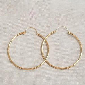 Vintage 14k Gold Hoop Earrings